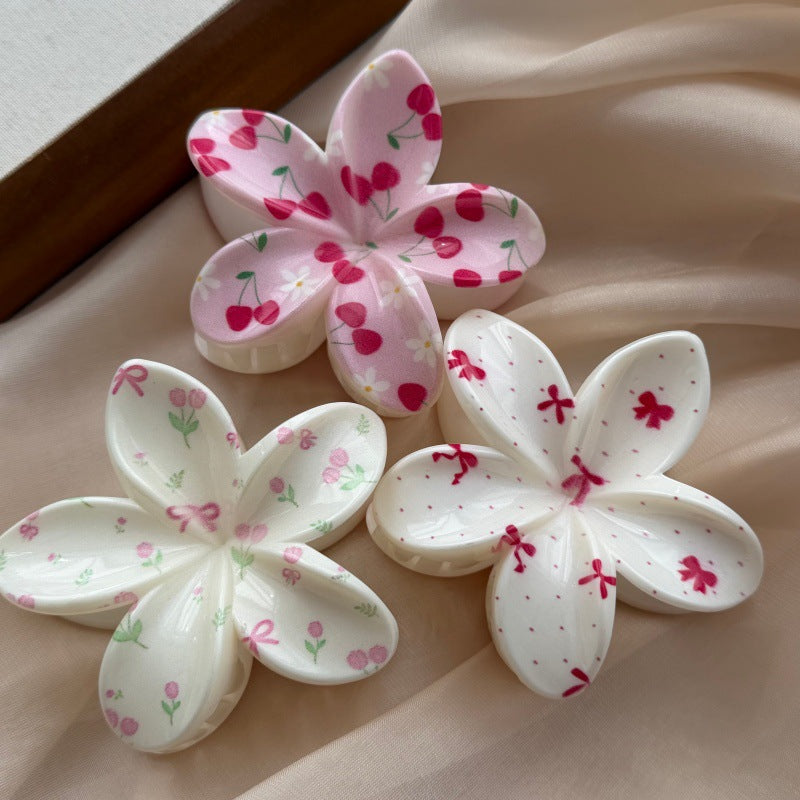 Femmes Empreinte florale Coiffure