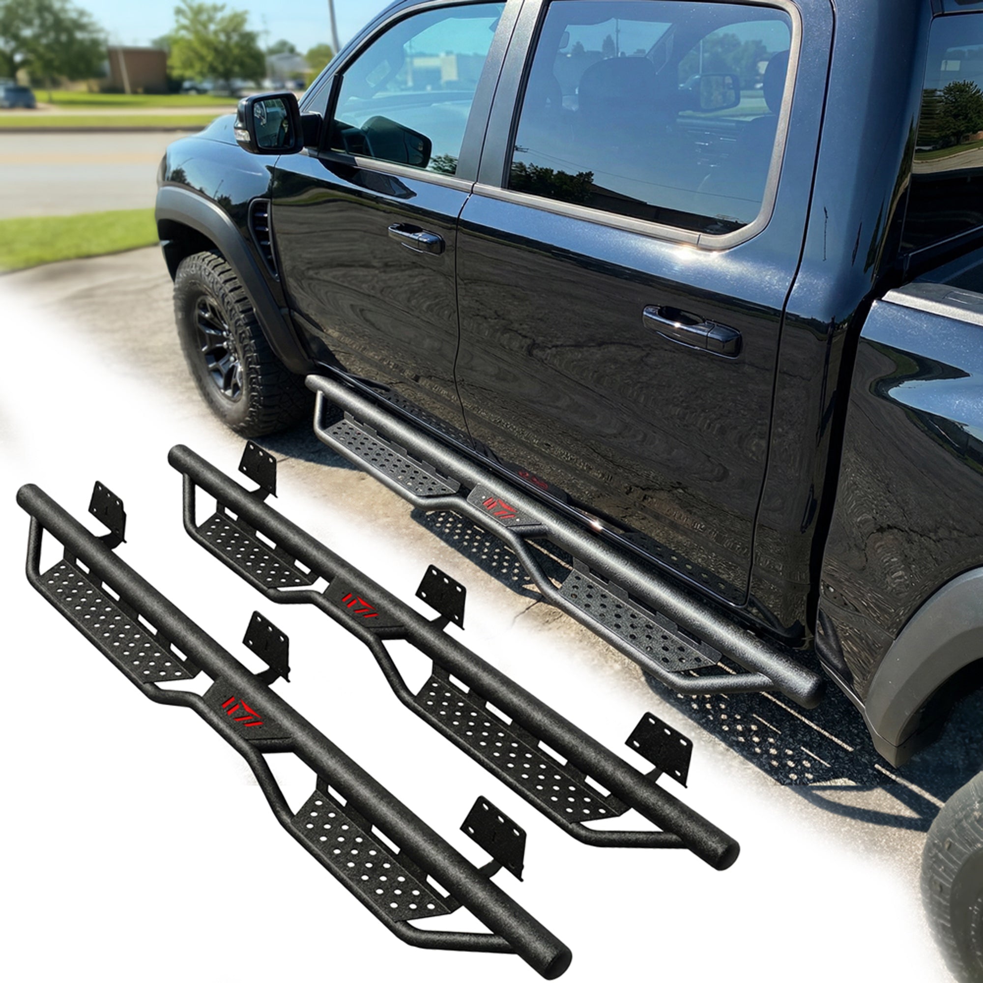 Planches de course compatibles avec Dodge Ram 1500 Body Crew Cab 2019