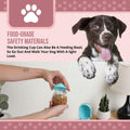 Bouteille d'eau portable pour chien de fuite avec distributeur d'eau pour animaux de voyage pour la marche et le salut
