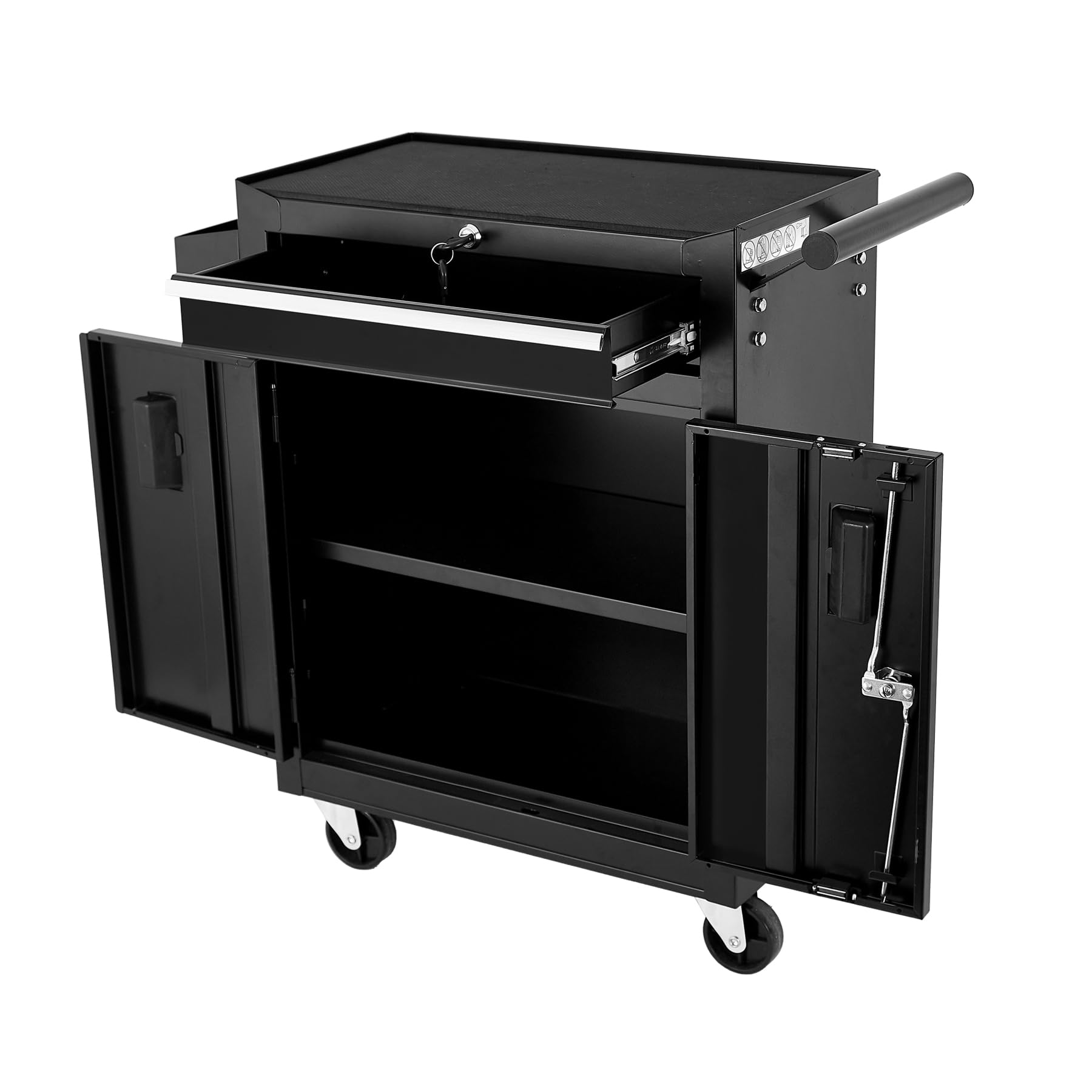 Uniquement pour la livraison sur waybill Cabinet à double porte avec un tiroir Panier d'outils TT201BK