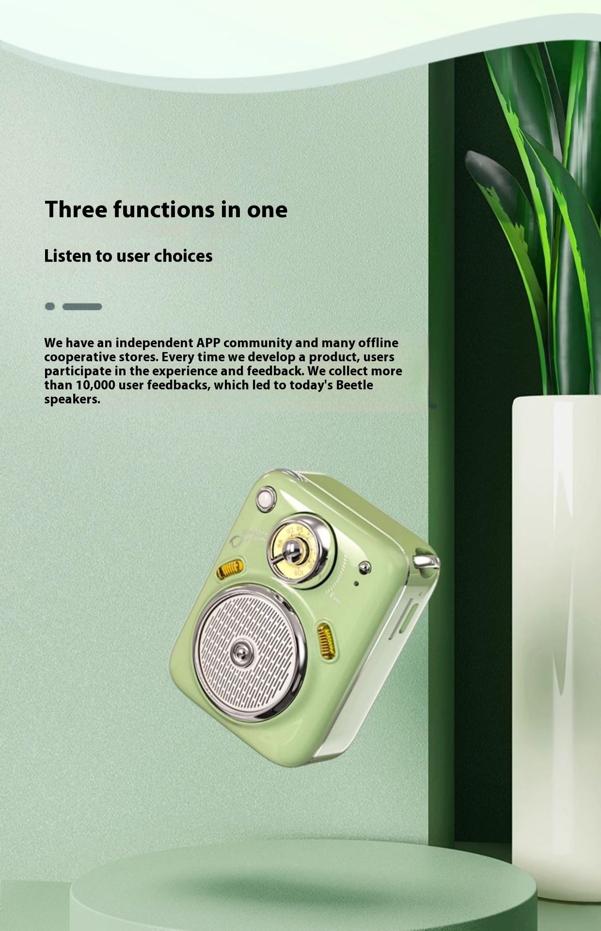 Radio audio portable mini Bluetooth