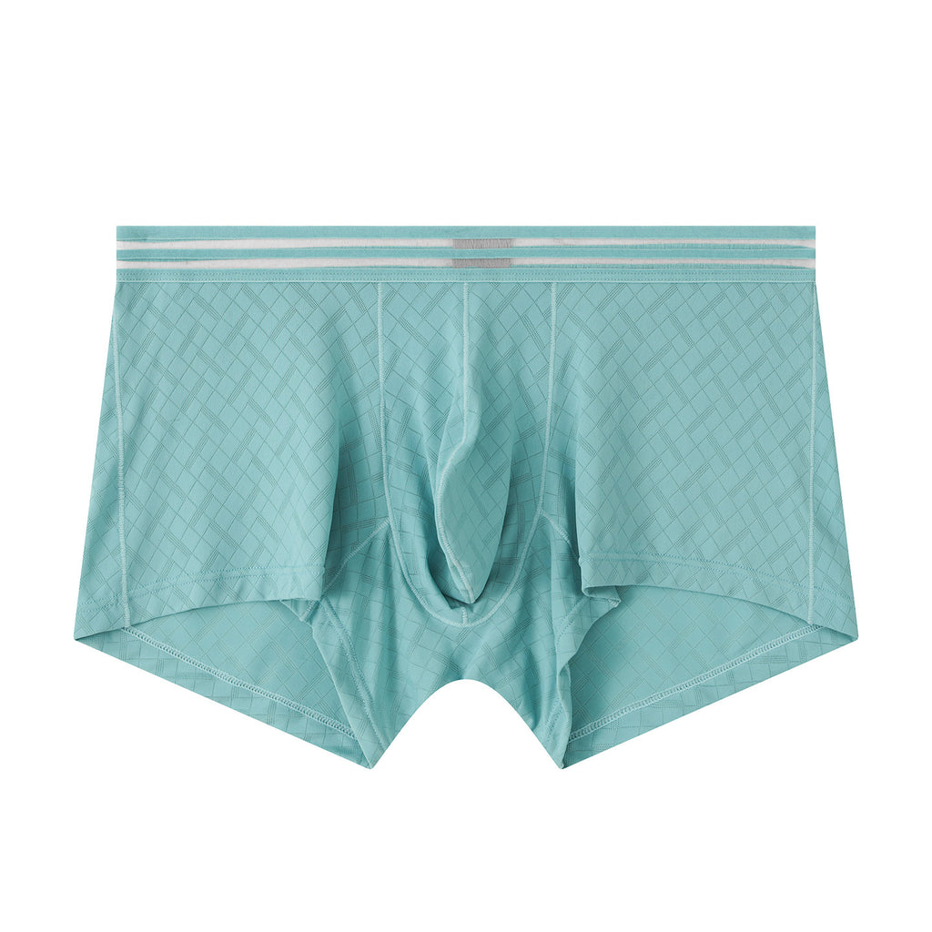 Slip de boxeur en silk glacé homme respirant et frais pour le sport