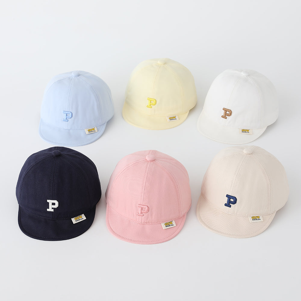 Lettre en couleur unique pour enfants P Brodé en trois dimensions Simple et tendance