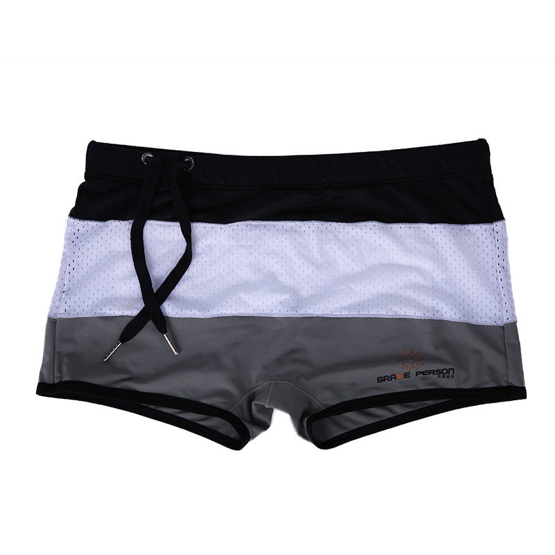 Boxers de maillots de bain en polyester pour hommes
