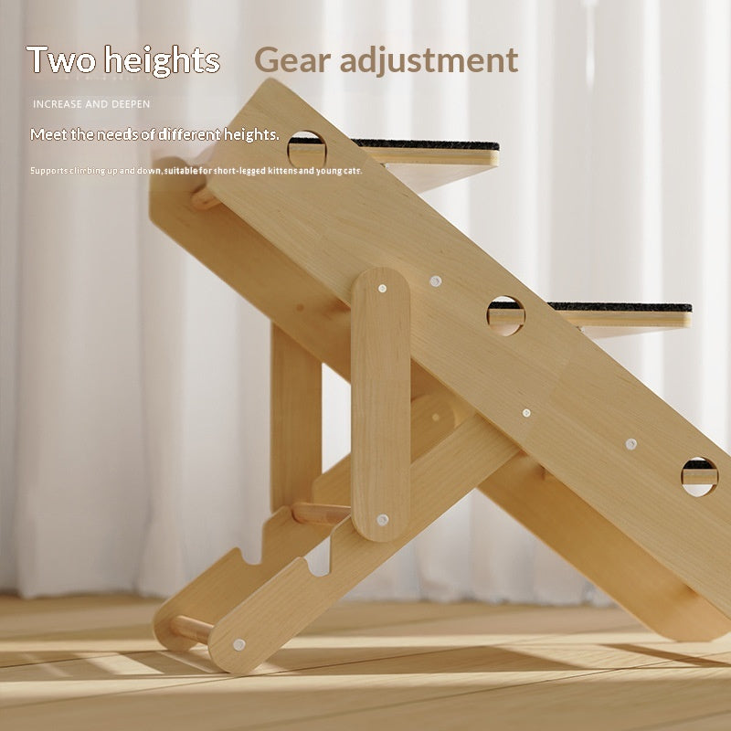 Échelle réglable pour animaux de compagnie non glissants