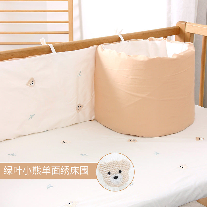 Lit de berceau Circonférence Soft Bag Lit bébé anti-collision amovible et lavable