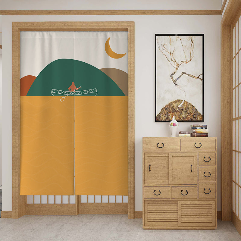 Rideaux de porte en tissu personnalisé