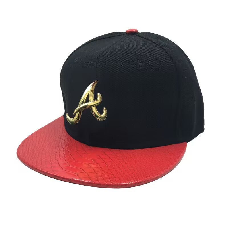 Casquette de baseball en cuir PU pour hommes