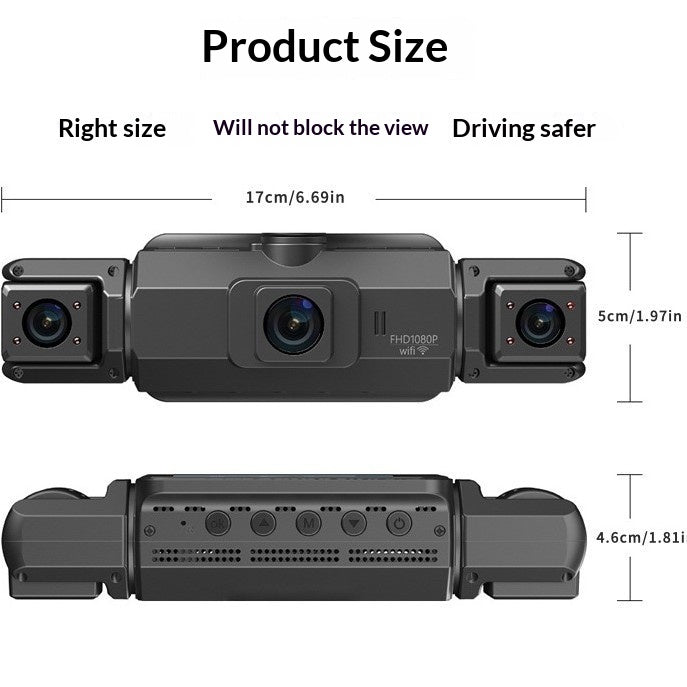 La 4K 1080P HD Dashcam supporte la connectivité Smartphone