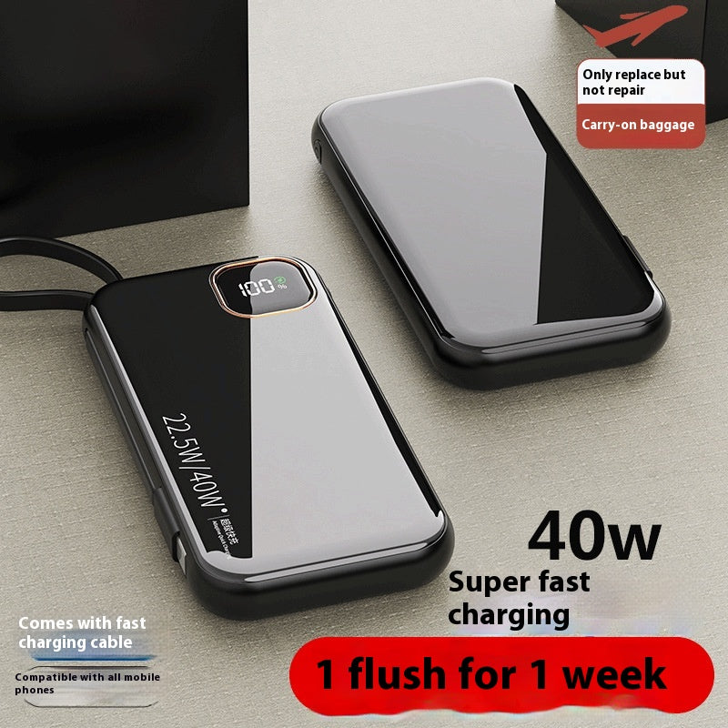 Avec câble intégré Super grande capacité batterie portable pour téléphones mobiles