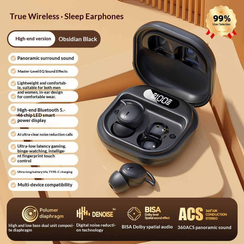 Ecouteurs Bluetooth sans fil pour couches latérales