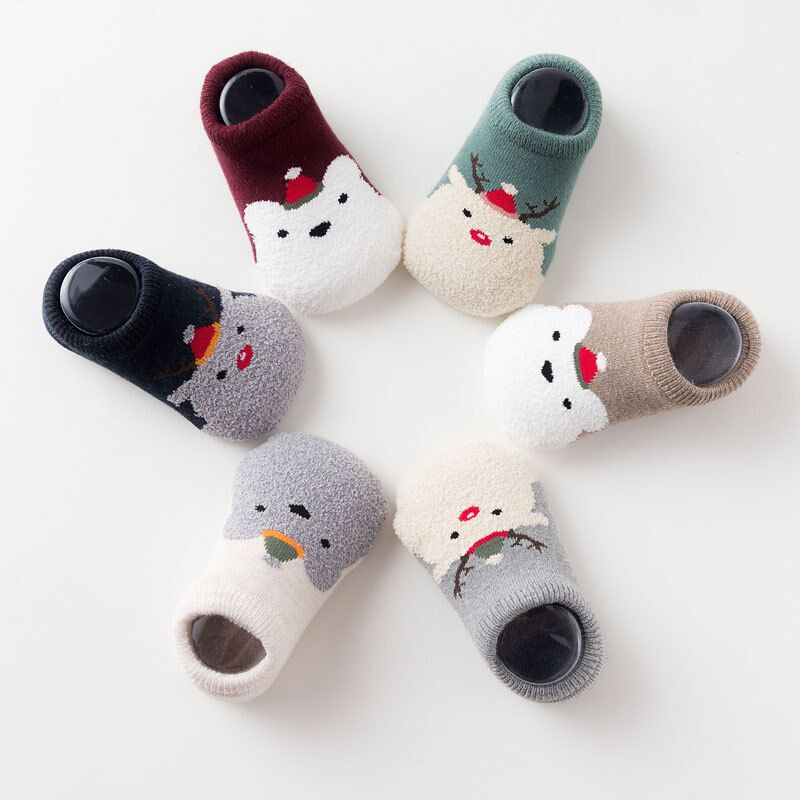 Terry-loop Hosiery chaussette de pied pour enfants Mignon de dessin animé