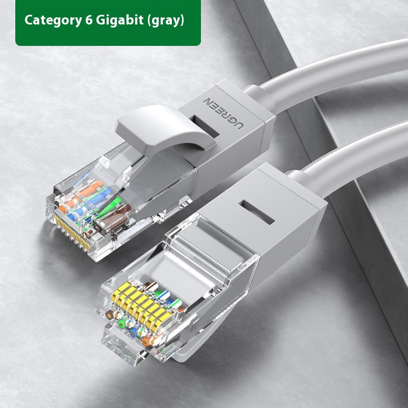 Réseau vert câble ménage Gigabit Super Six