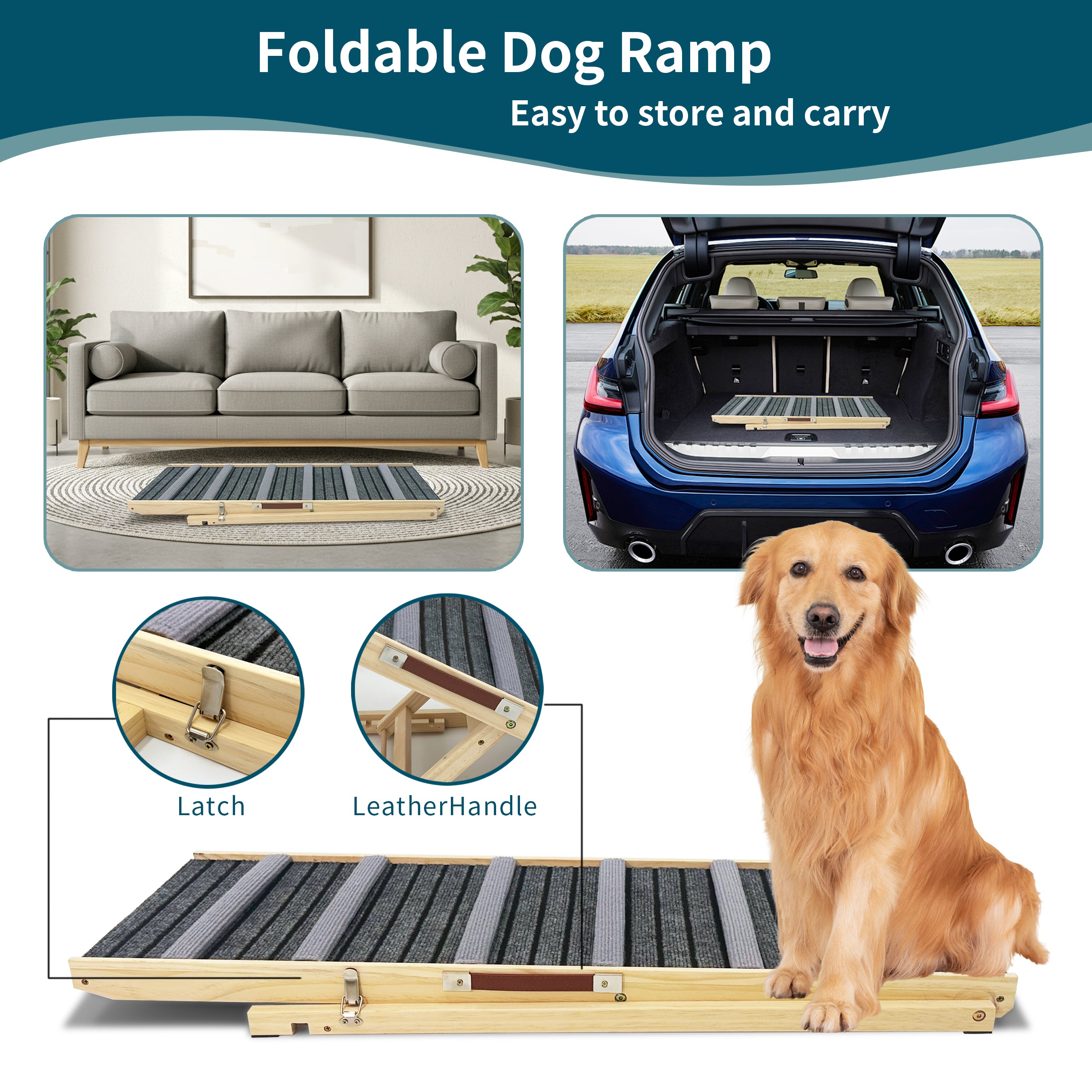 Rampe de chien améliorée pour Couch