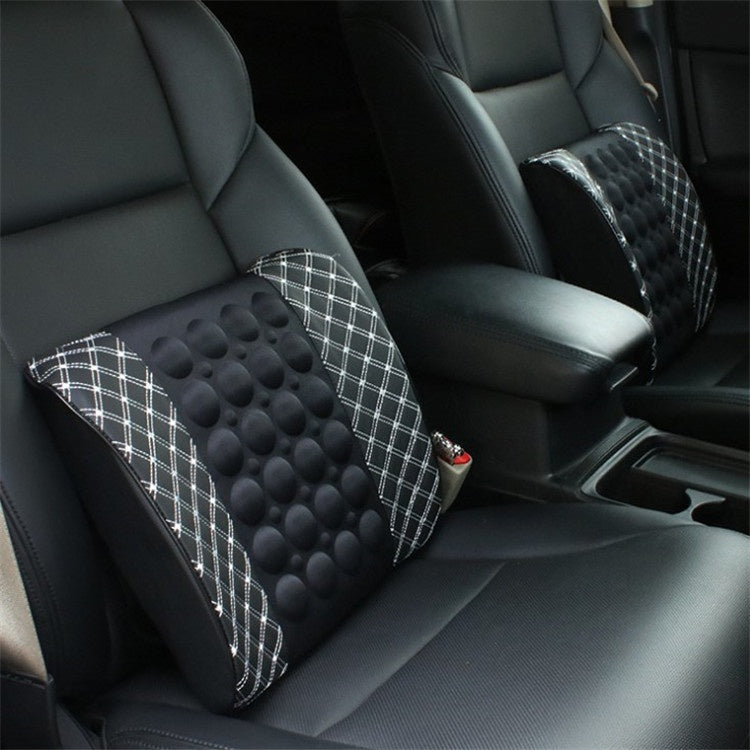 Car électrique Massage Lombaire Support Oreiller Décoration Intérieure Fournitures