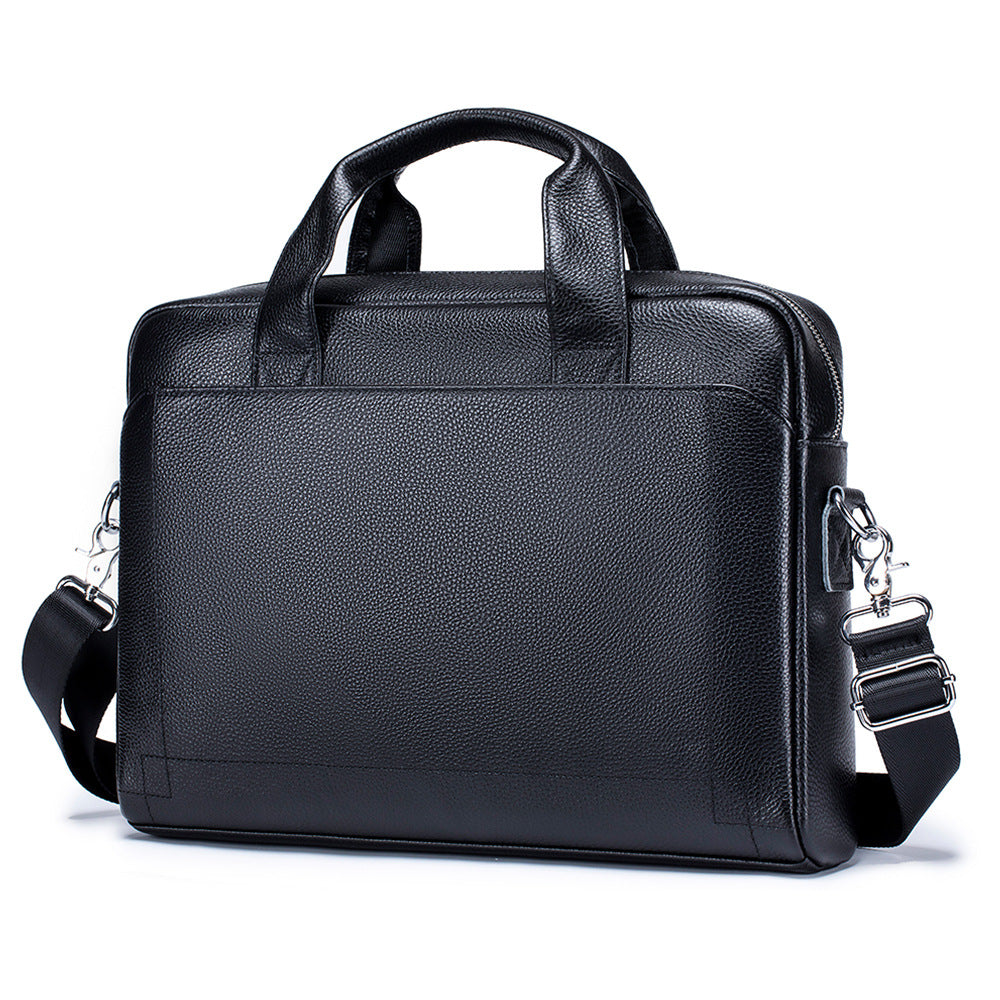 Portfolio portable de première couche pour hommes de mode