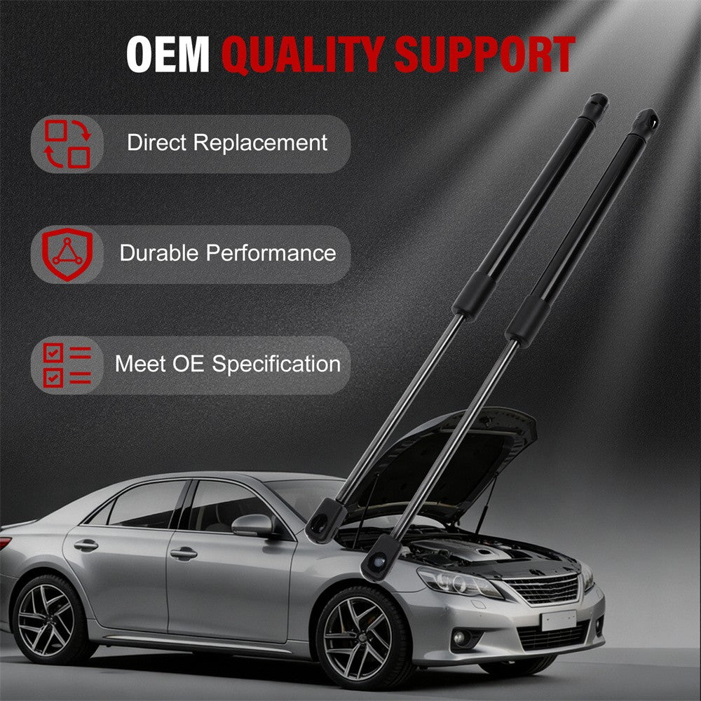 Paire de 2 supports d'ascenseur à hotte avant pour 2009-2014 -Nissan Maxima 6478