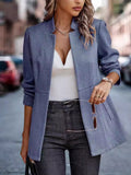 Explosions transfrontalières Amazon Ebay Coat Femme Slim Fit Jacquard Pointage Élégant Commu
