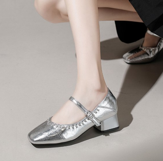 Women's Two-Way Rhinestone Strap Mary Janes