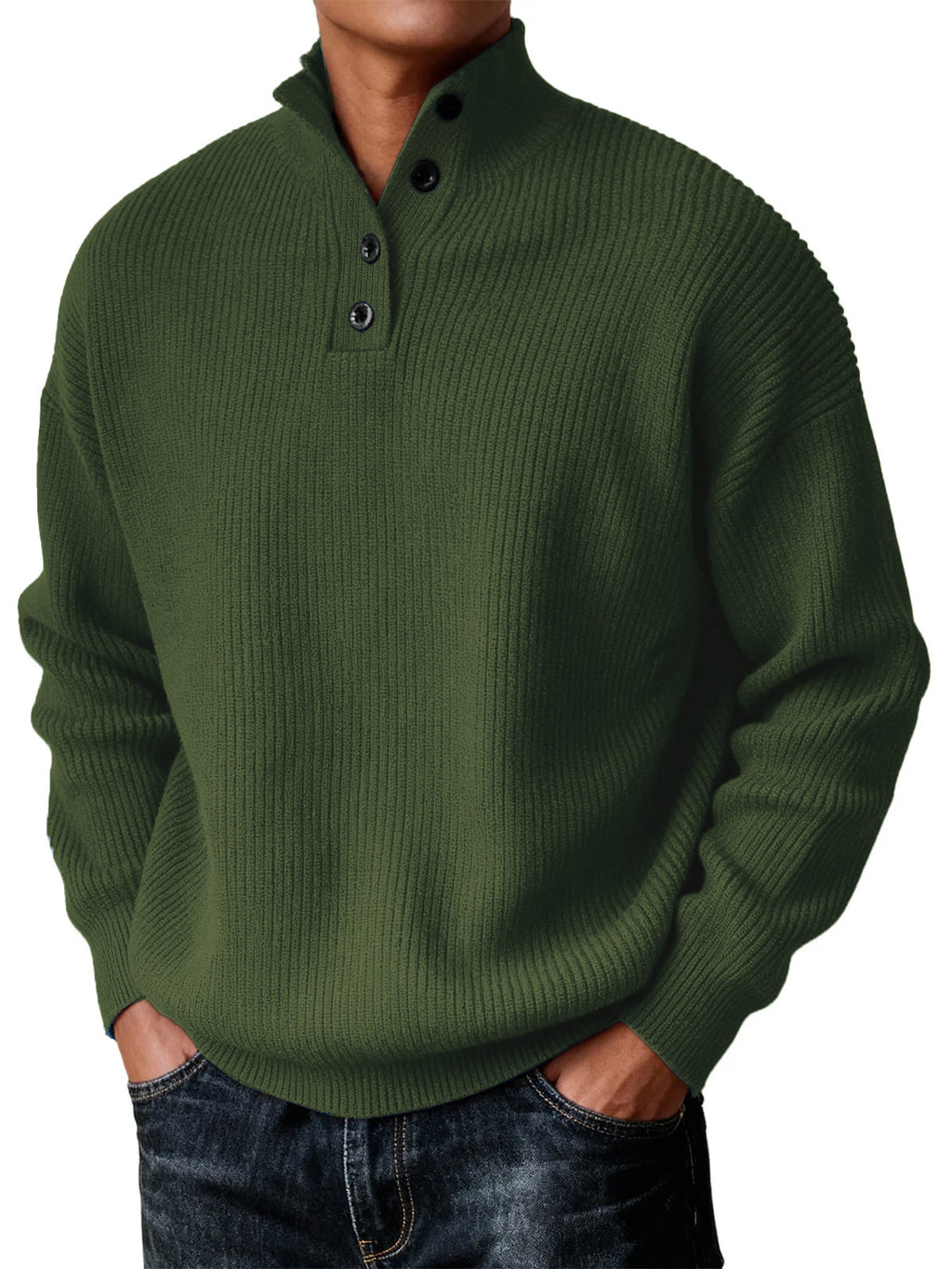 Chandail de maintien en hauteur pour hommes tricoté casual