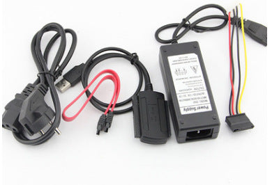 USB20àIDESATA Câble adaptateur à trois fonctions USB Pour IDE SATA