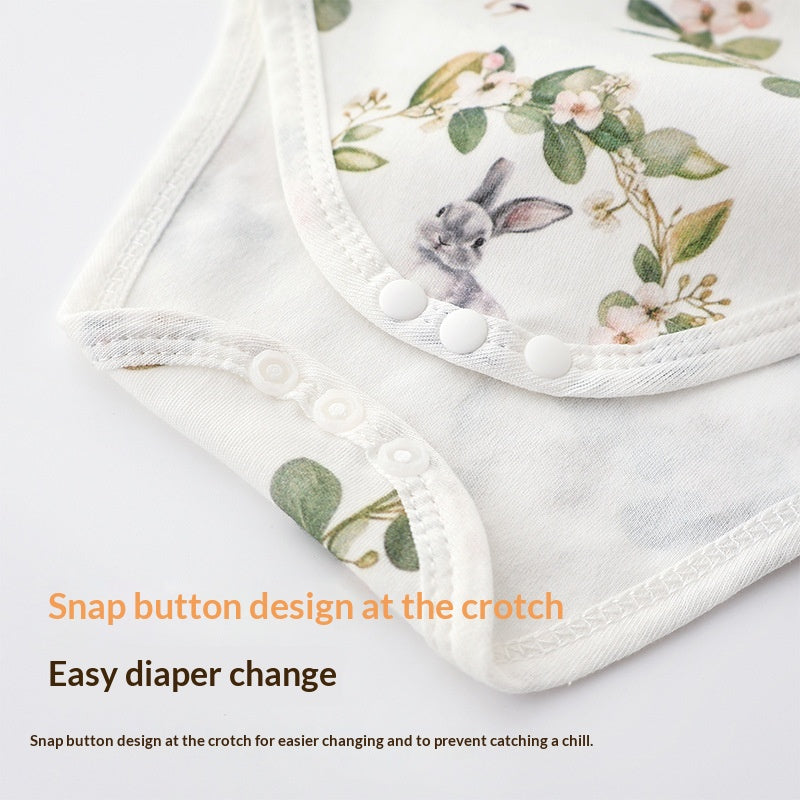 Romper de coton pur sans os pour bébés