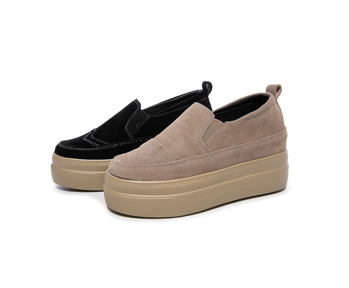 Chaussures Casual Noir tout en cuir