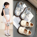 Chaussures en cuir pour filles de printemps