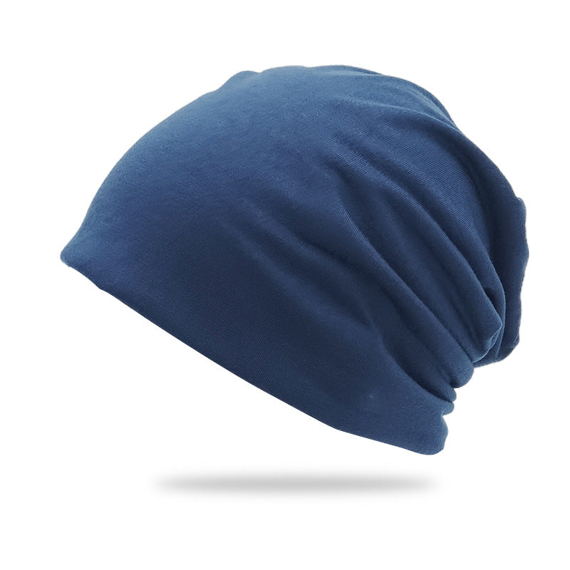 Bonnet de pull double couche de couleur solide style mince