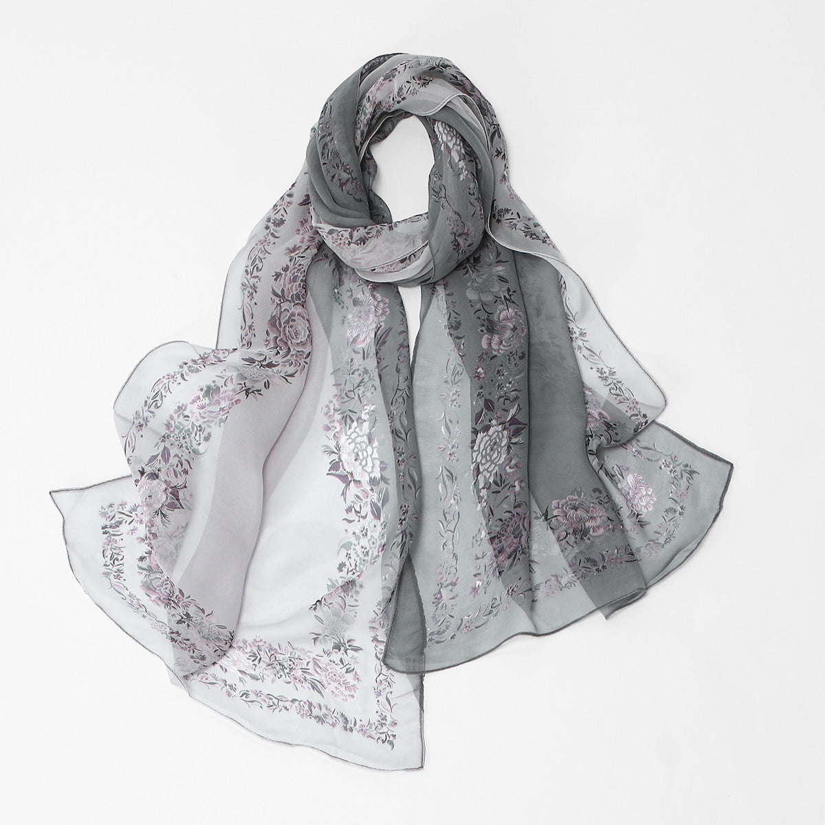 Floral Elegant Versatile Femmes Châle extérieur mode