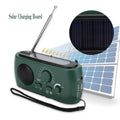 AM FM lampe de poche solaire LED Main Crank Radio rechargeable
