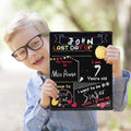 Blackboard Premier jour d'école artisanat en bois