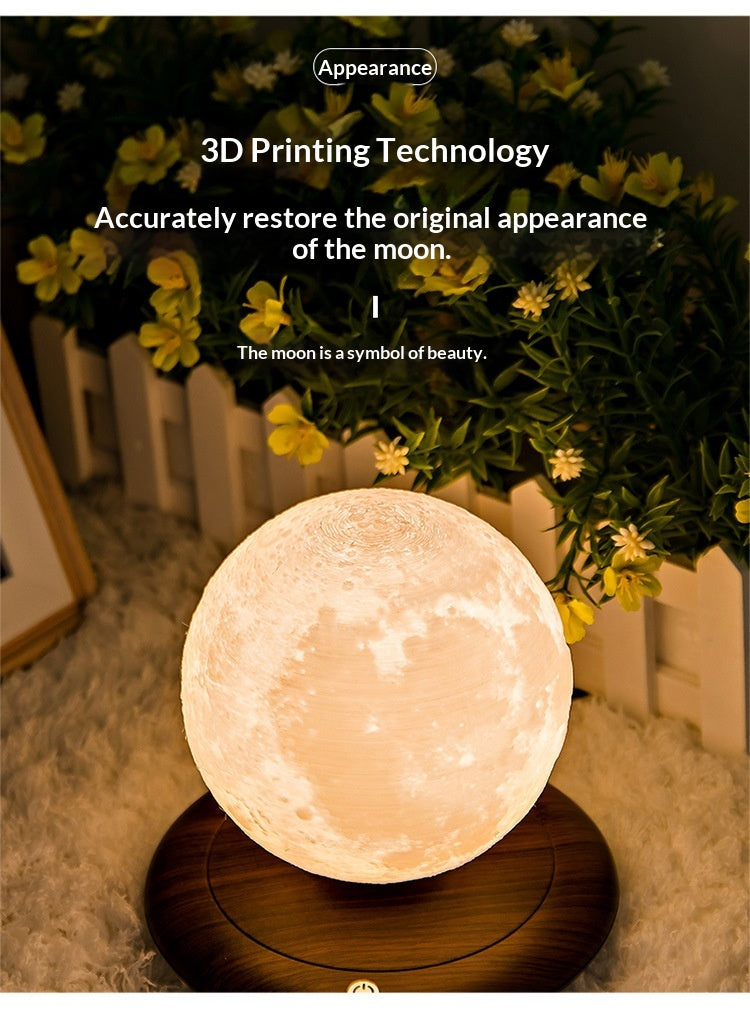 Lévitation magnétique lampe de table ambiante Lune Accueil Ornements décoratifs