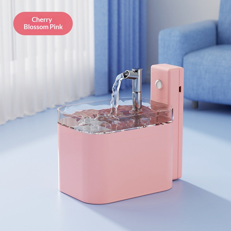 Fontaine d'eau pour animaux filtrant automatique