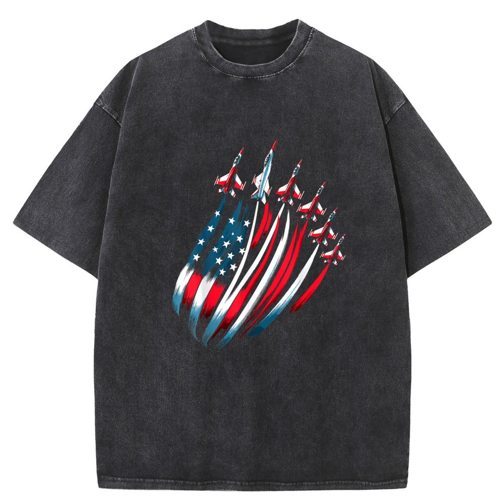 T-shirts en coton imprimé pour hommes et femmes