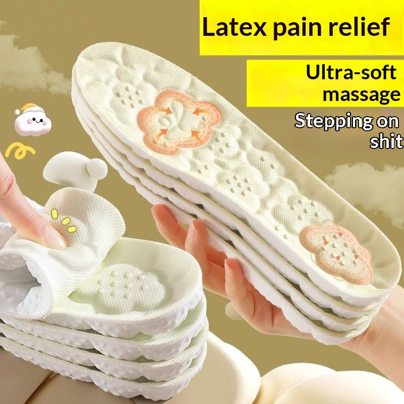 Semelles intérieures en latex ultra-doux pour femmes
