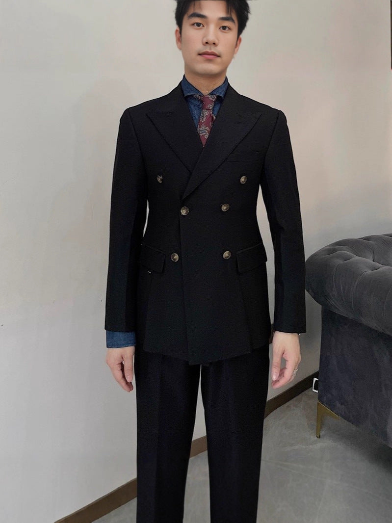 Ensemble à deux pièces pour hommes Slim-Fit à deux brasses