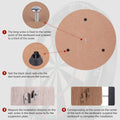 Métal Dartboard Porte-clés Hardware Crochet mural suspendu Accessoire