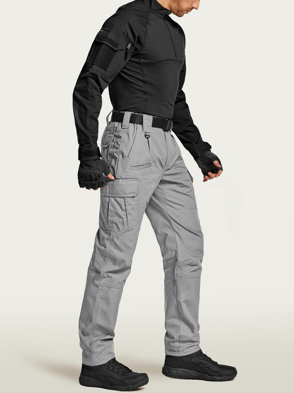 Pantalons de sport de plein air pour hommes Multi-Pocket Cyclisme de plein air Randonnée Pantalons de course occasionnels