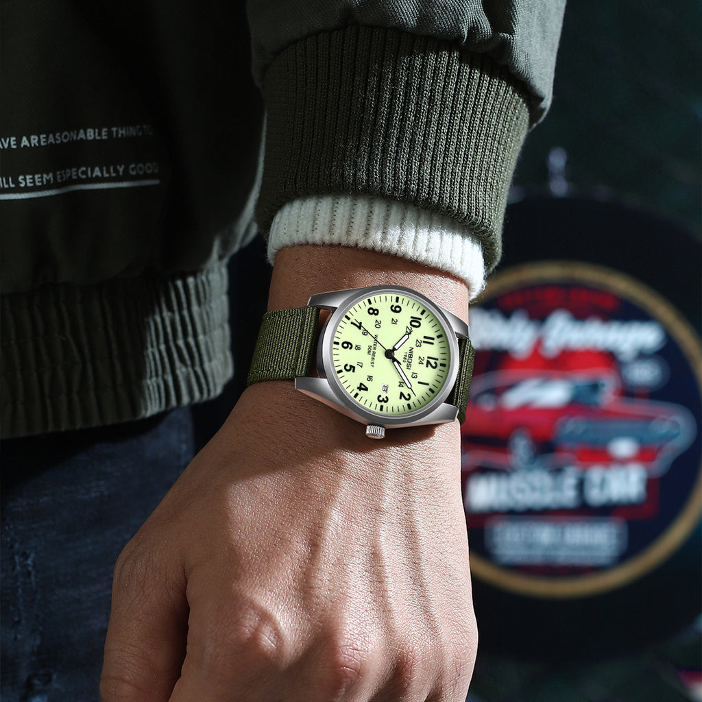 Bracelet de montre en nylon léger Montre homme