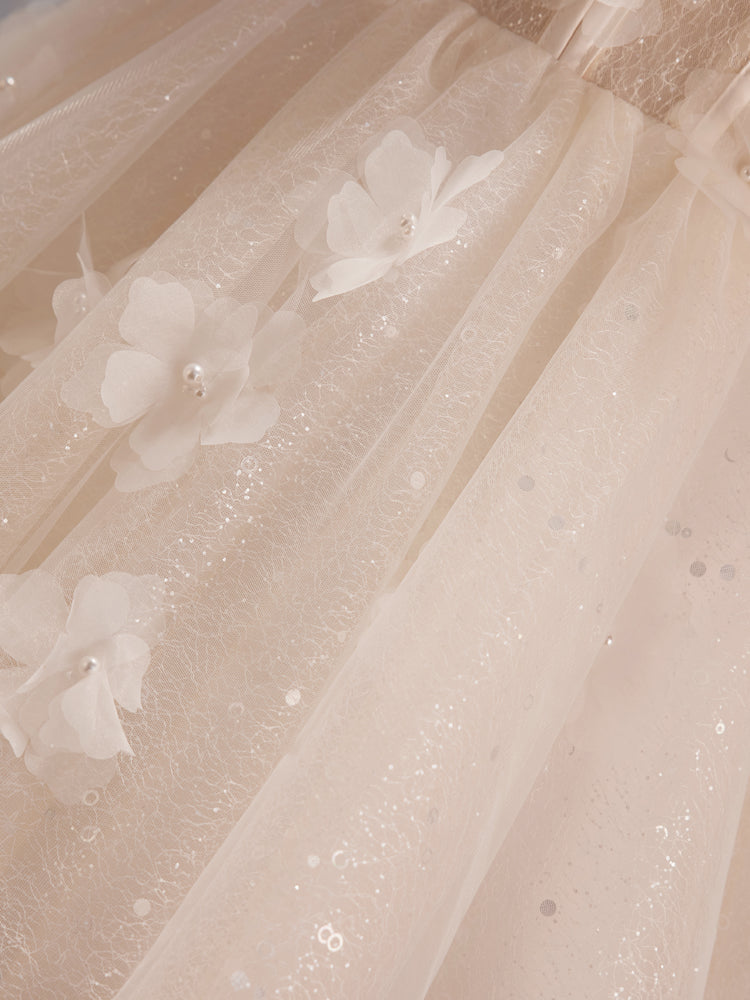 Robe d'anniversaire avec Suspender Puffy Jupe