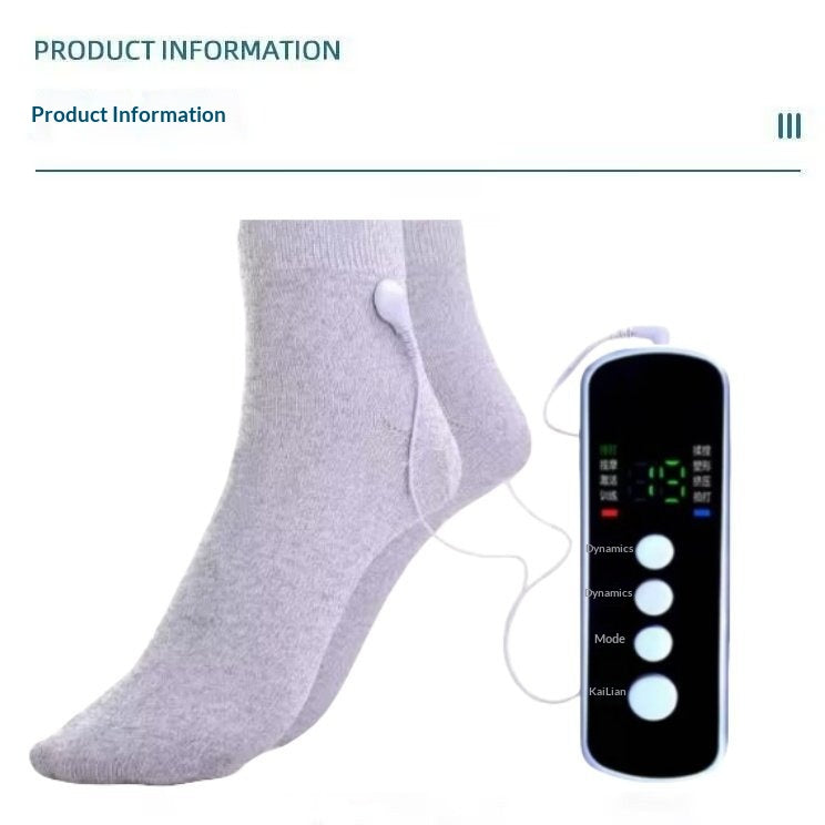 Chaussettes de massage des pieds pulsés microcurrentes