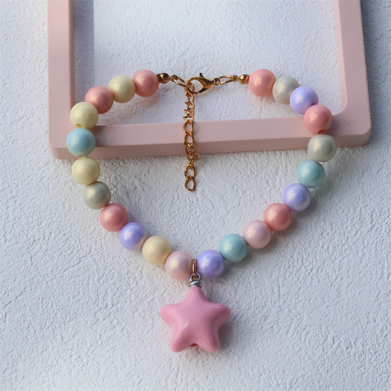 Collier pour animaux de compagnie de couleur mode