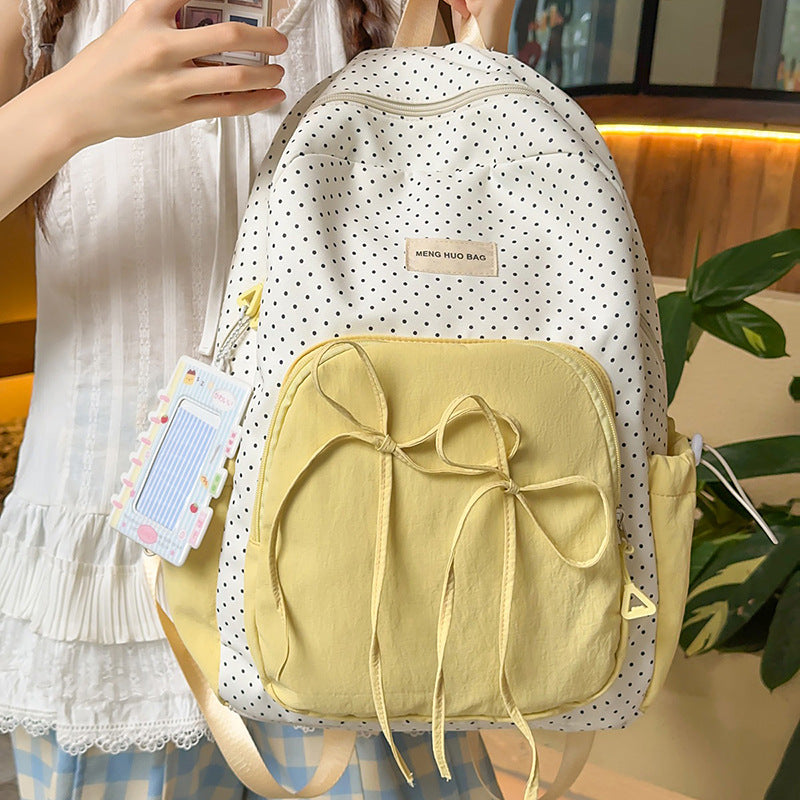 Sac à dos à pointes Preppy de style coréen