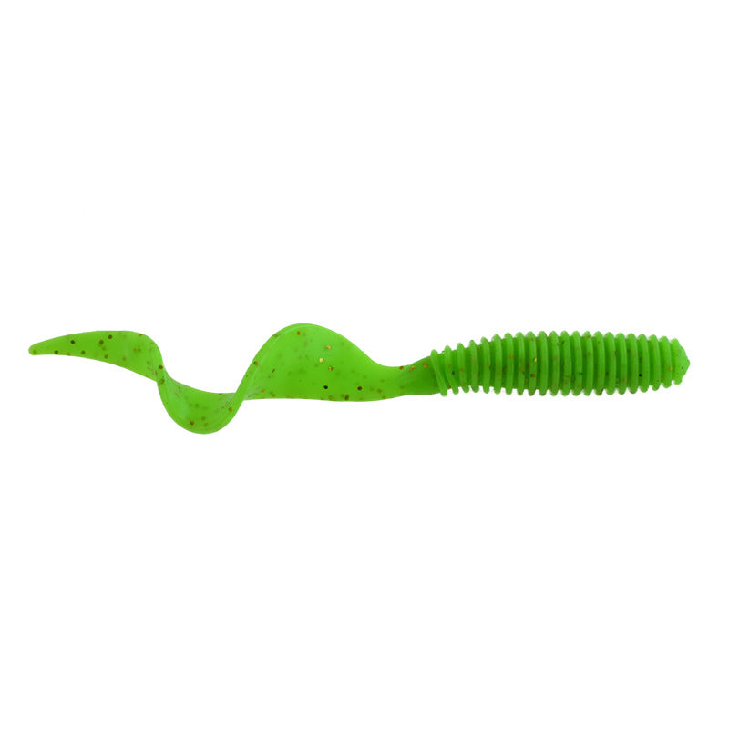 En plastique souple artificiel Isca Pesca Tail Protein Grub Lure Pêche Worm Moggot Grub Lure Ba