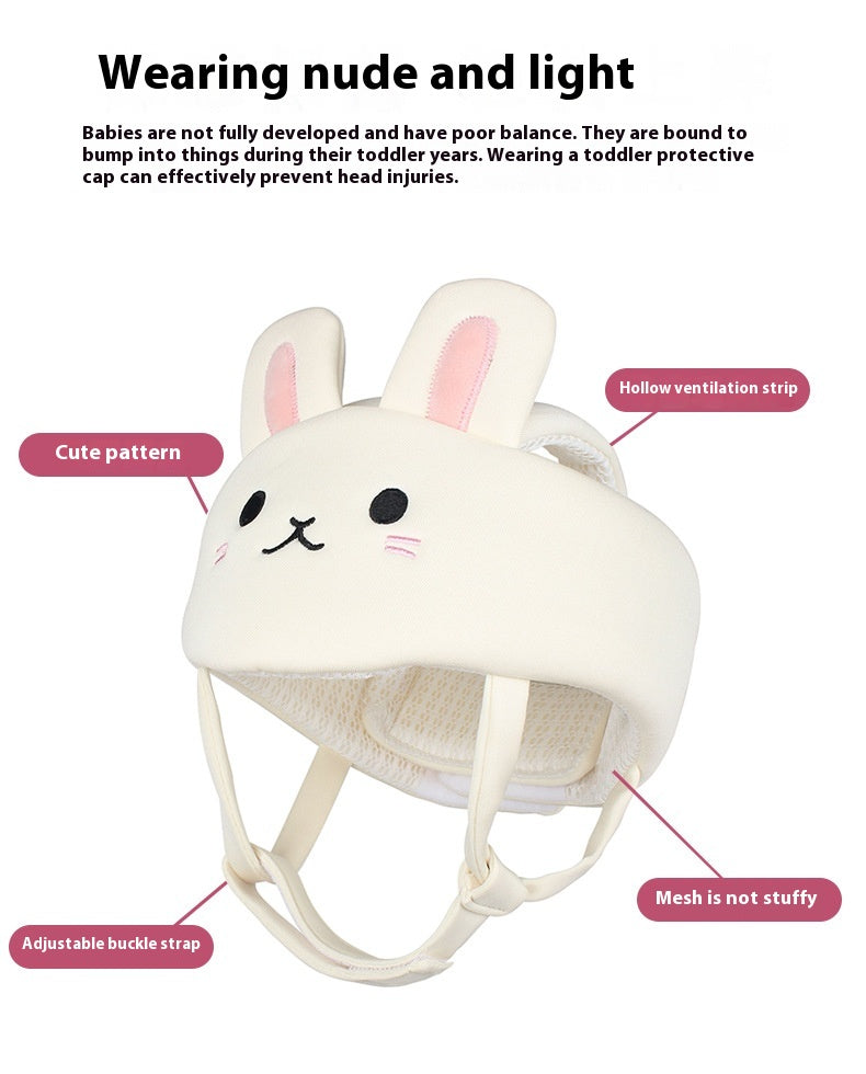 Bébé tout-petit Protection de la tête Chapeau anti-automne Mesh respirant