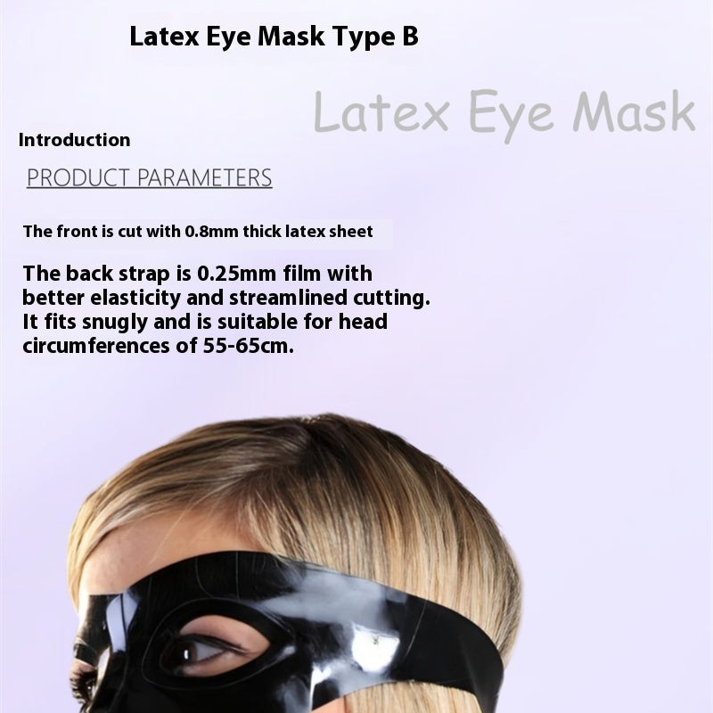Accessoires pour masques oculaires en latex