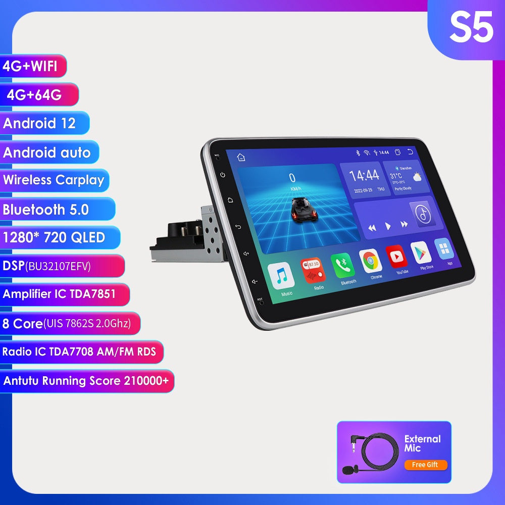 Android Grand écran 101 pouces Universal Rotation Shaking Head Doll pour voiture tout-en-un Navi