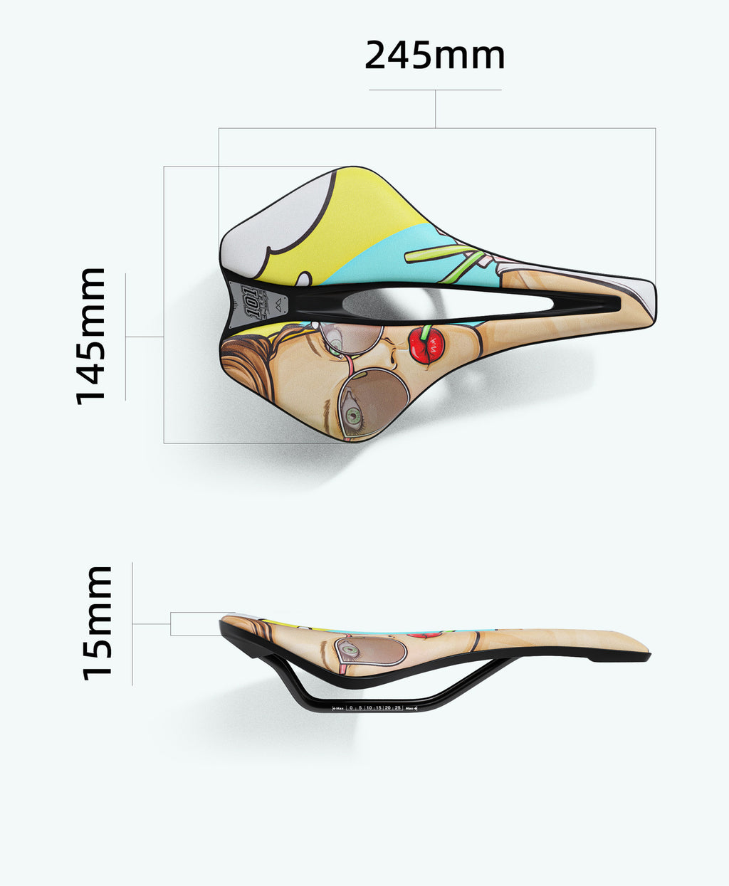 Vélo Saddle ultra-léger EVA Coussin confortable Hollow