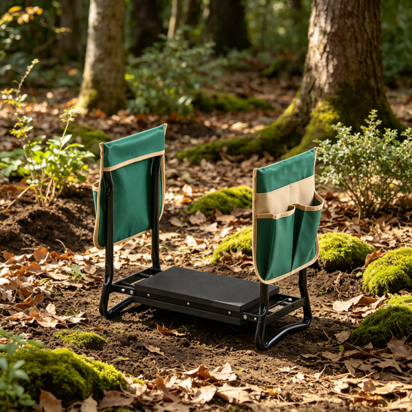 Kneeler et siège de jardin pliant